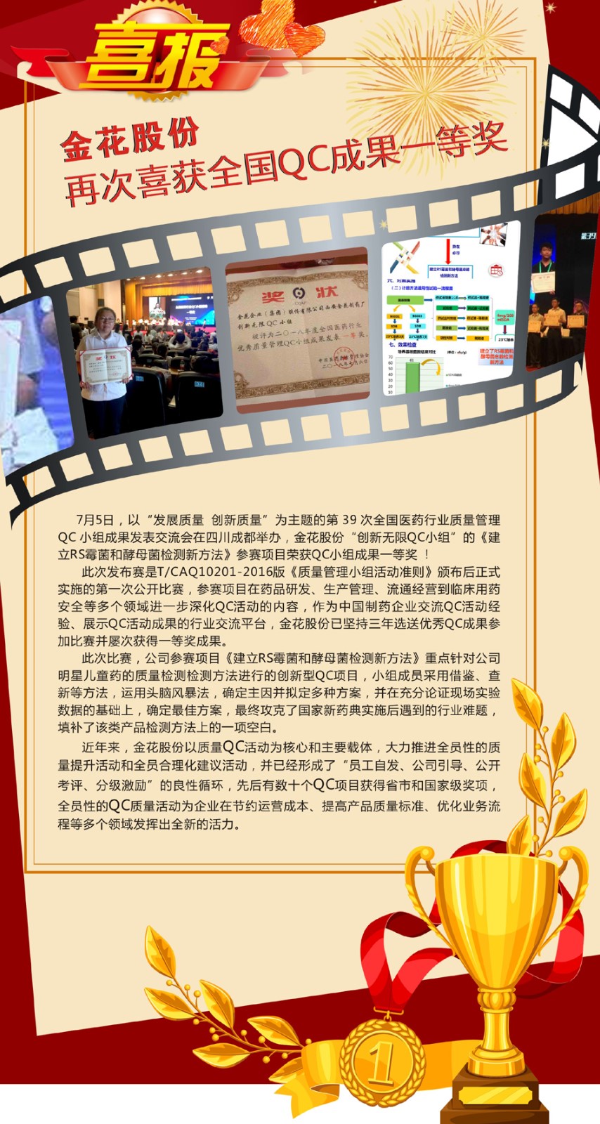 三亿体育股份再次喜获全国QC成果一等奖